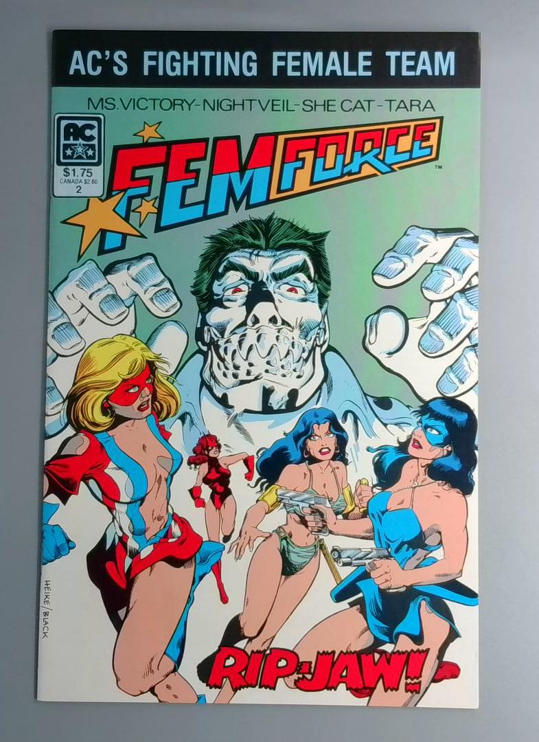 Femforce #2 NM AC Comics 1985 BW1
