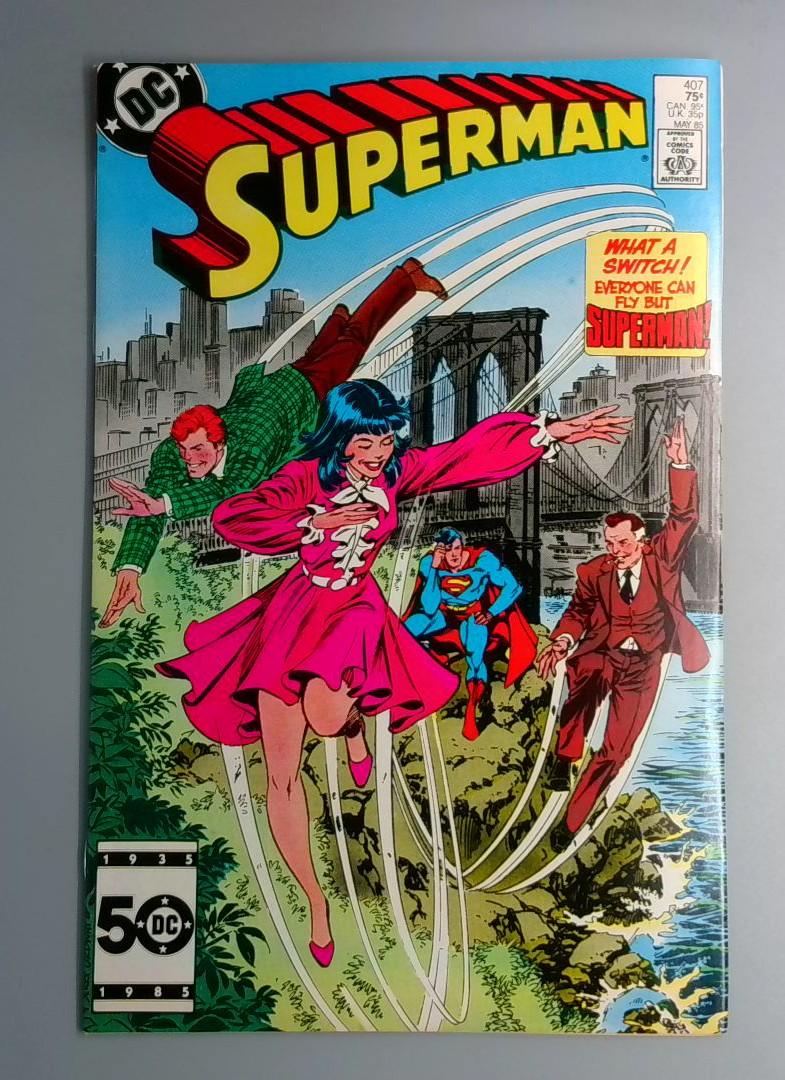 Superman #407 VF Direct Edition DC 1985