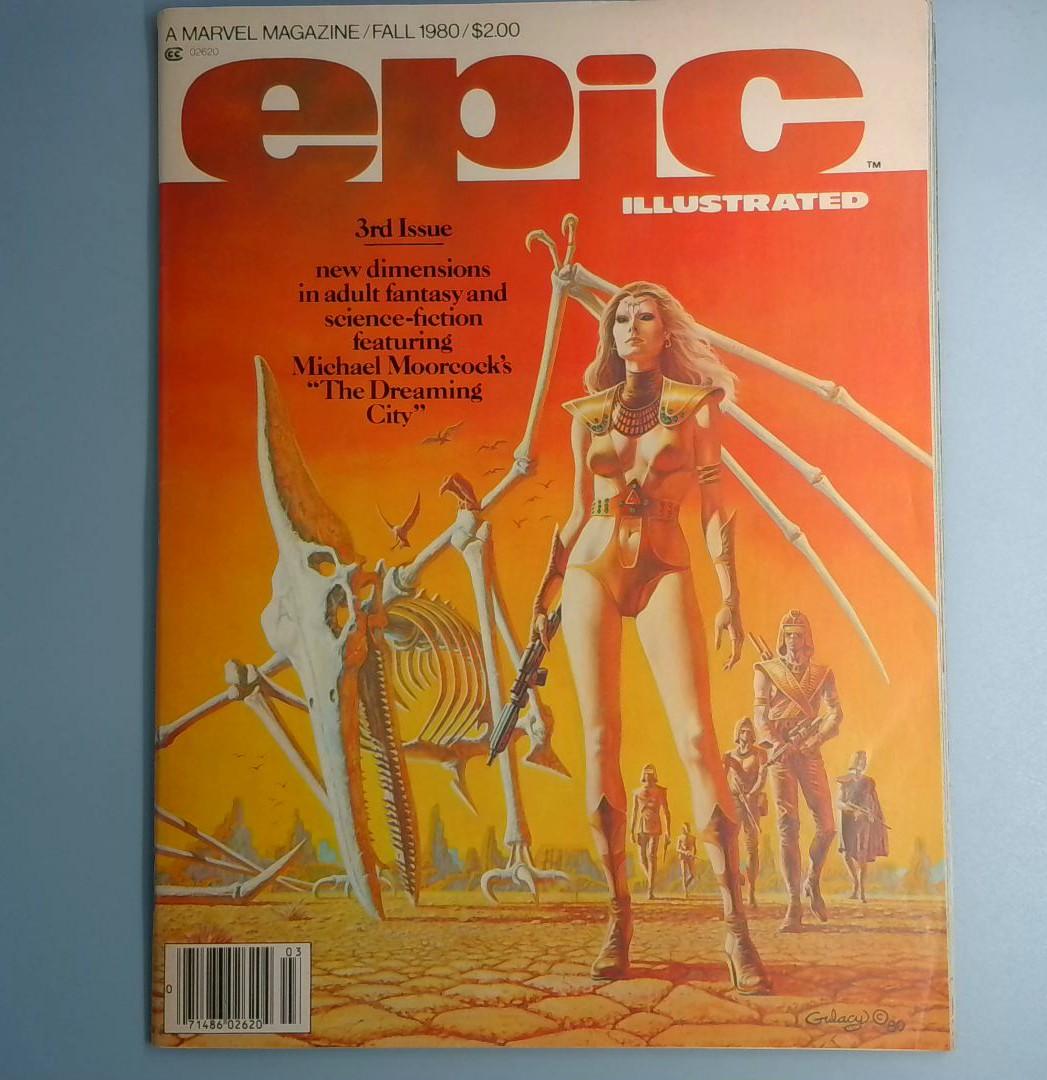 Epic Illustrated #3 FN 1st Dreadstar Marvel 1980 JR1