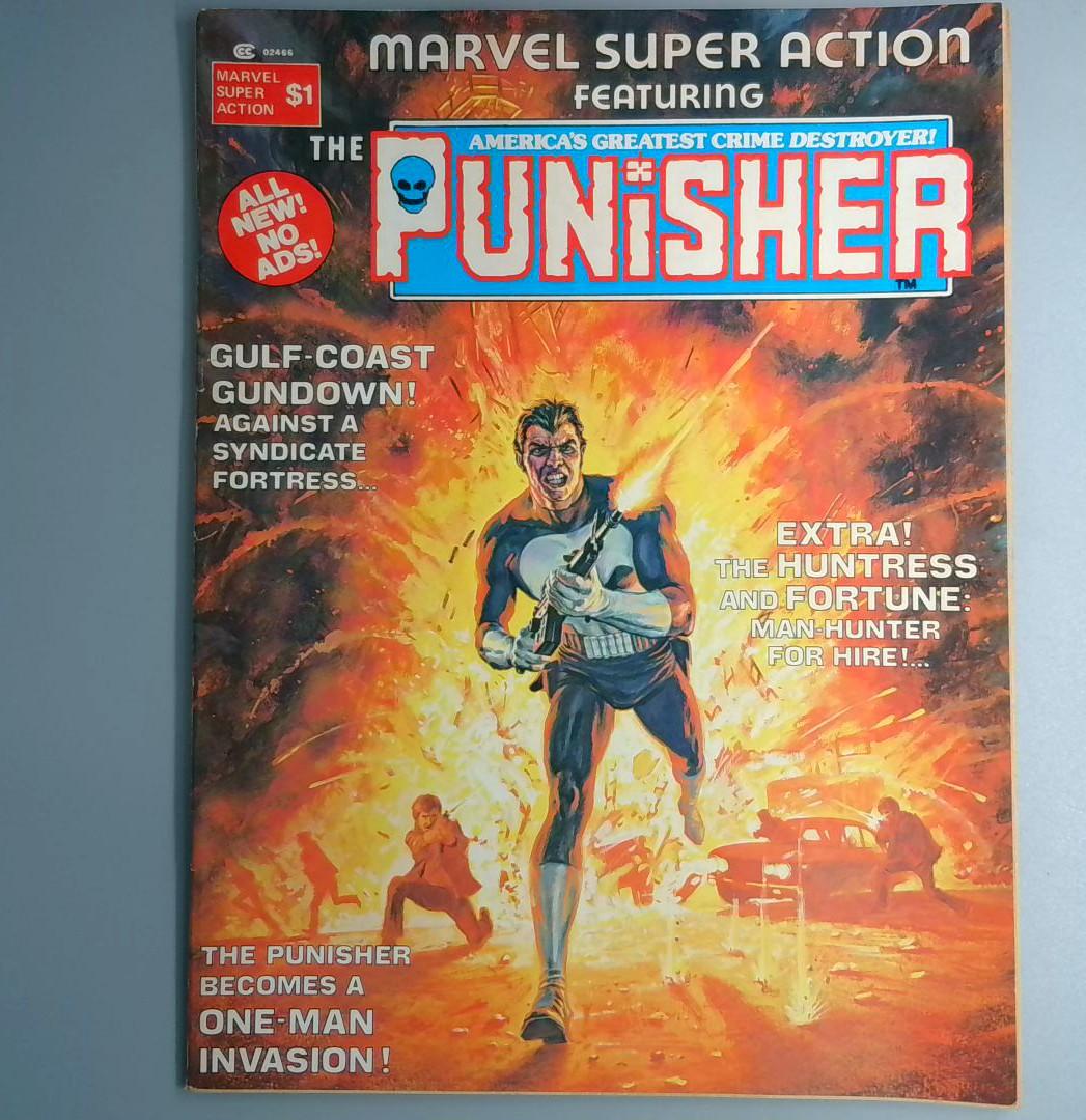 Marvel Super Action #1 Split Cover Punisher Origin Marvel 1976 JR1