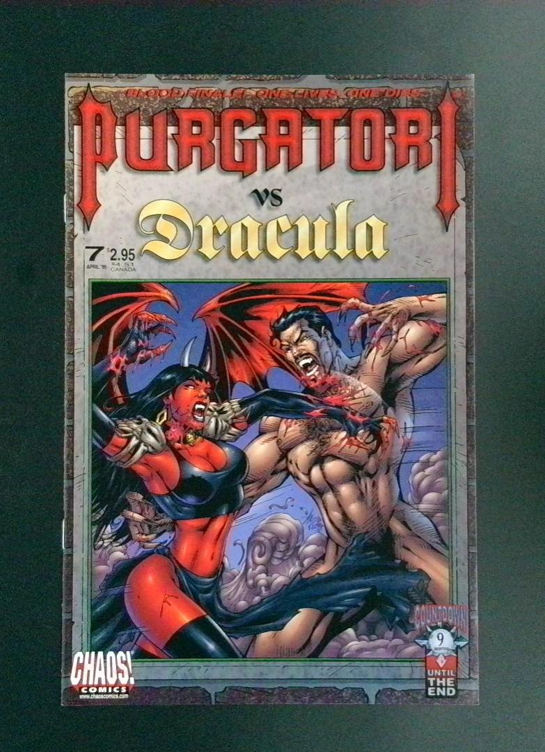 Purgatori vs Dracula #7 NM- 1st  Print Chaos! Comics 1999 EK1