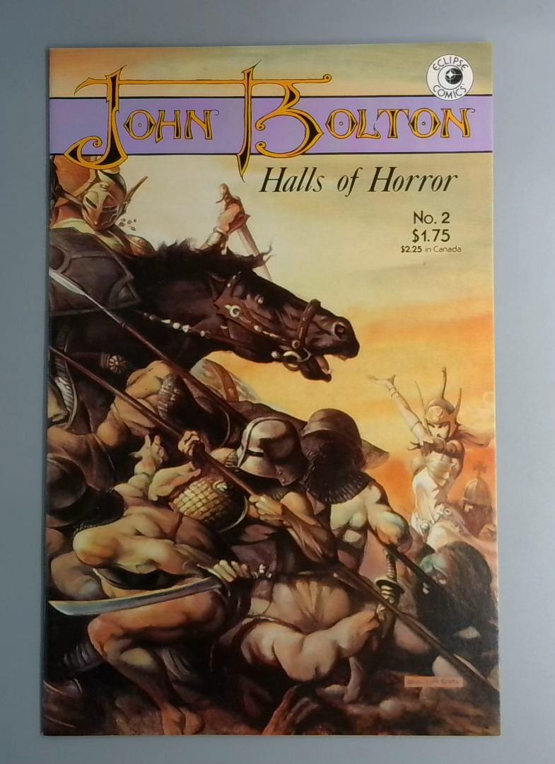 John Bolton Halls of Horror #2 NM Eclipse Comics 1985 BW1