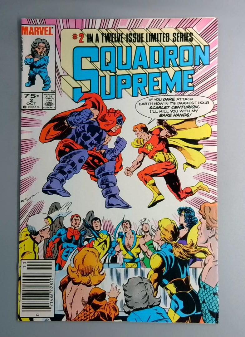 Squadron Supreme #2 VF/NM Newsstand Edition Marvel 1985