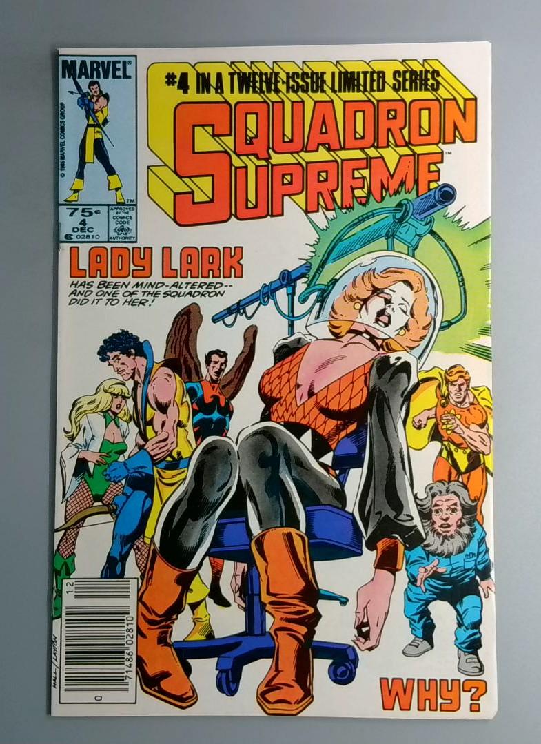 Squadron Supreme #4 VF+ Newsstand Edition Marvel 1985