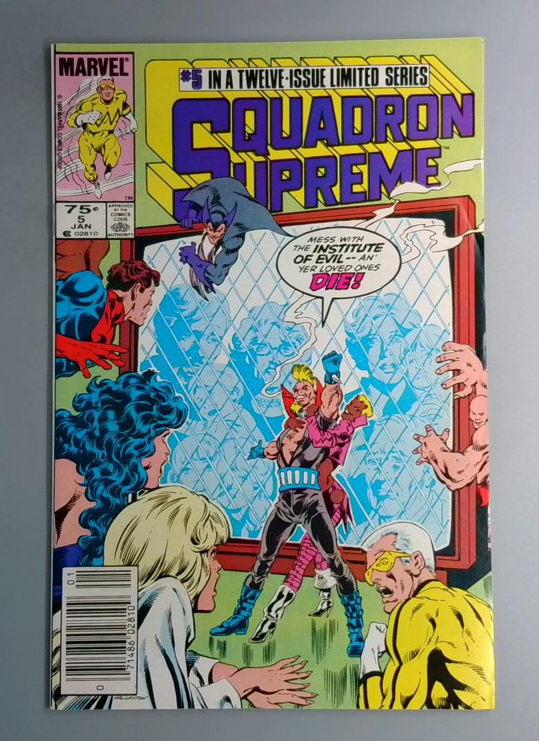 Squadron Supreme #5 VF Newsstand Edition Marvel 1986