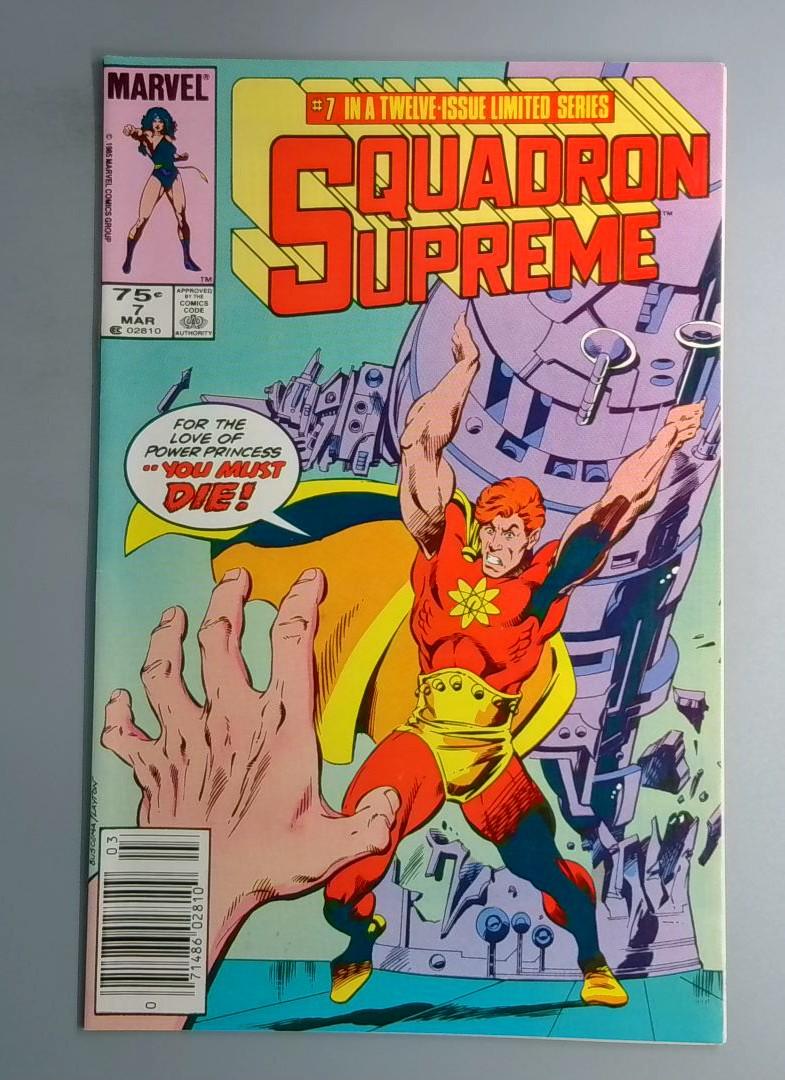 Squadron Supreme #7 VF Newsstand Edition Marvel 1986