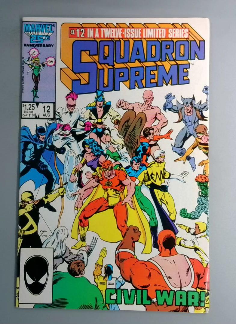 Squadron Supreme #12 VF/NM Final Issue Marvel 1986