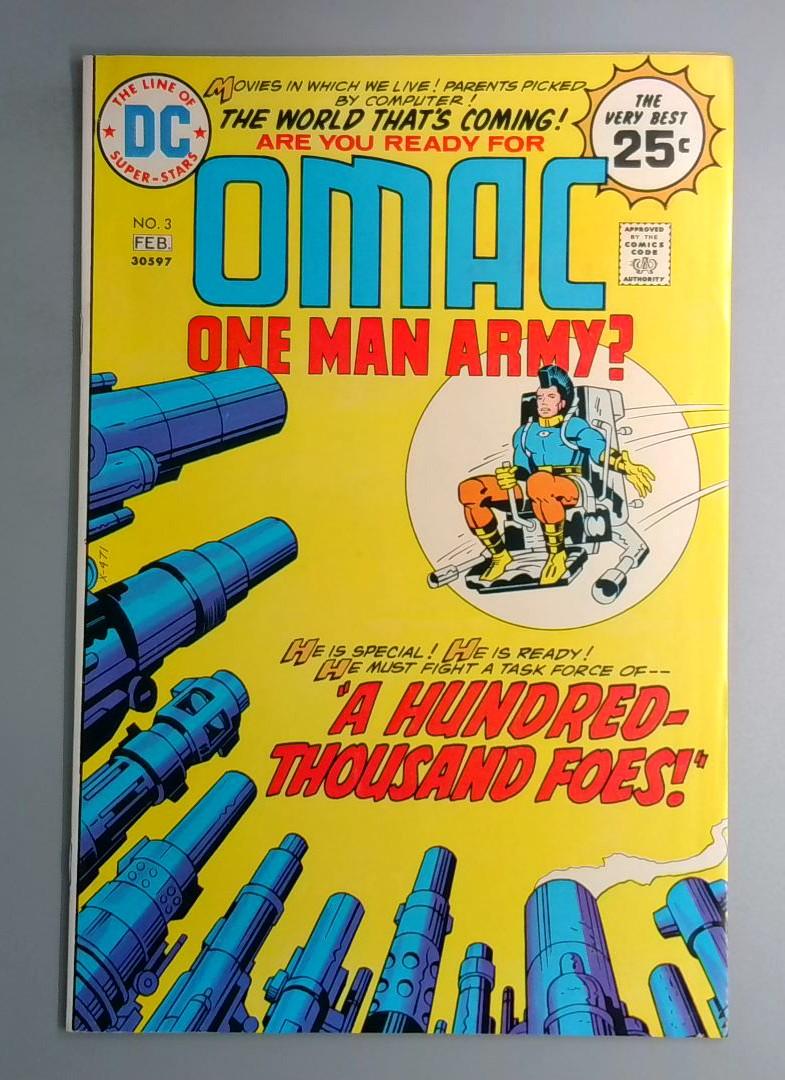 Omac #3 FN/VF DC 1975 BW1