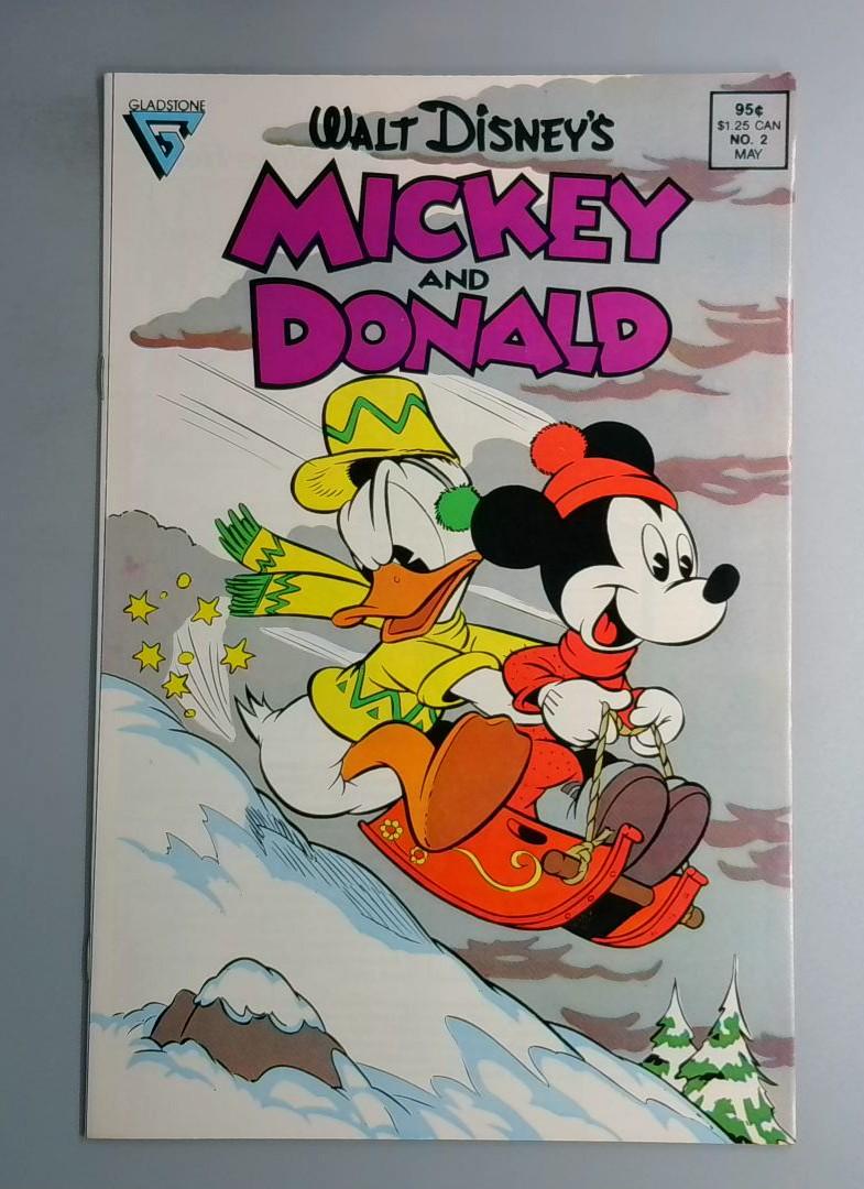 Mickey and Donald #2 NM Gladstone May 1988 BW1