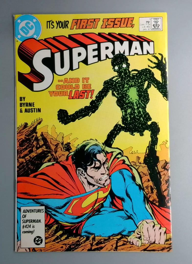 Superman #1 DC 1987 BW1