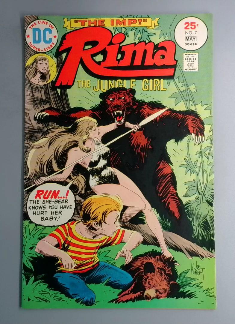 Rima the Jungle Girl #7 VF/NM DC May 1974 BW1