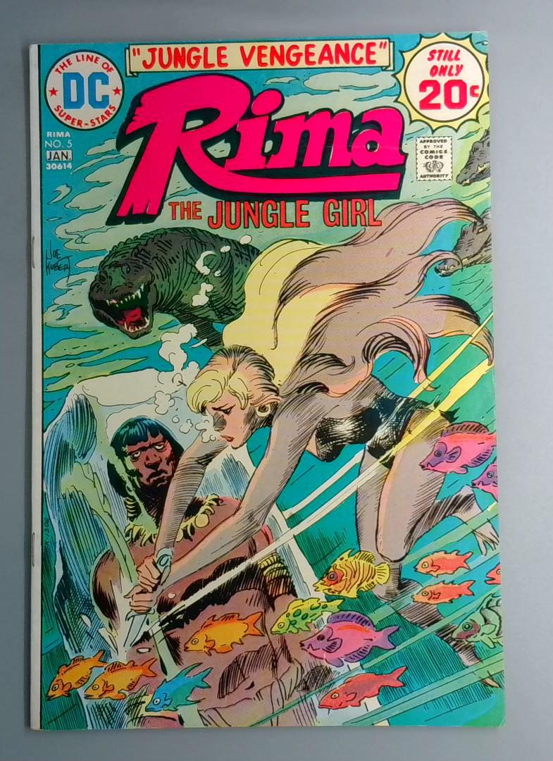 Rima the Jungle Girl #5 VF/NM DC 1974 BW1