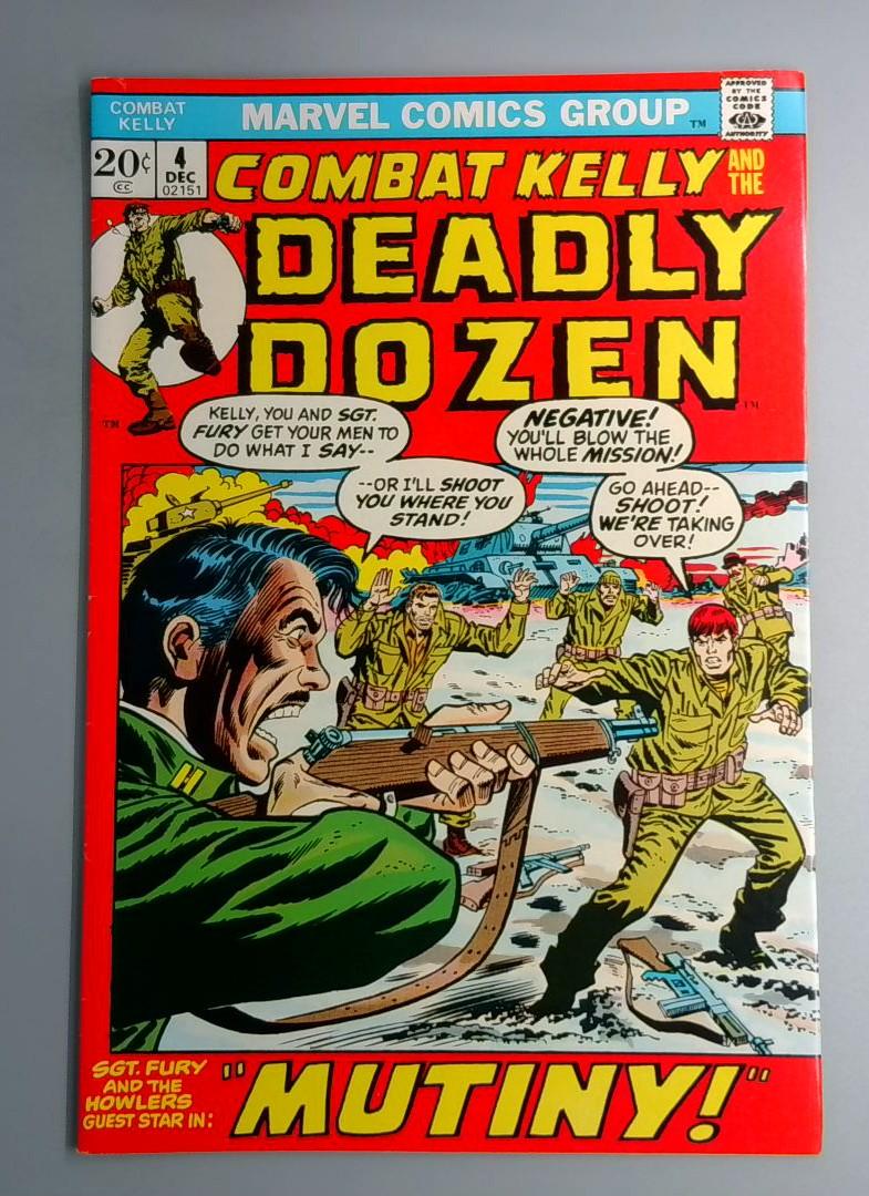 Combat Kelly and the Deadly Dozen #4 VF Marvel 1951 BW1