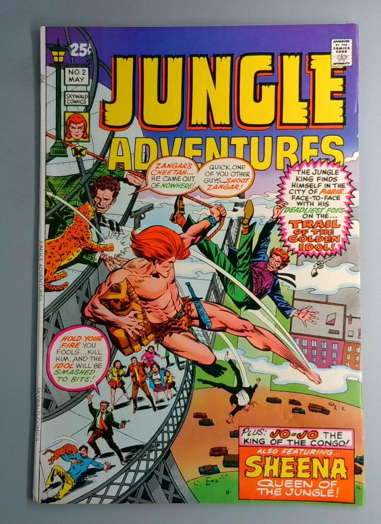 Jungle Adventures #2 VF/NM Skywald Comics 1971 BW1
