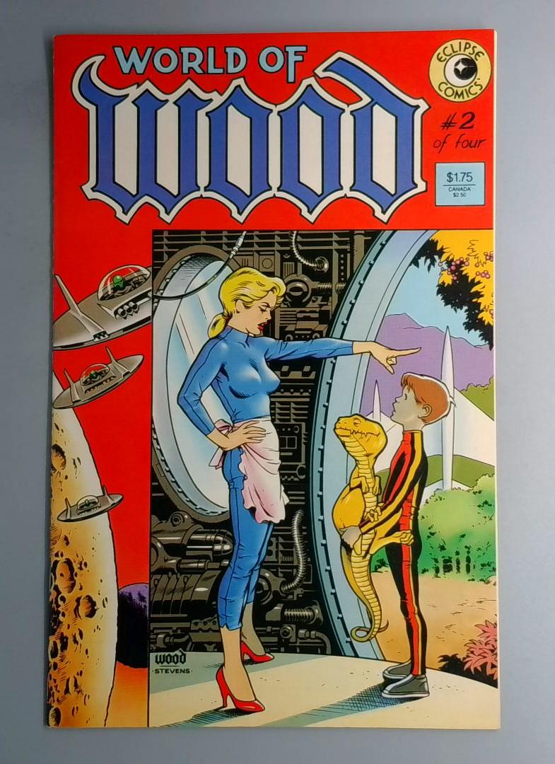 World of Wood #2 NM- Dave Stevens Cover Eclipse Comics 1986 BW1