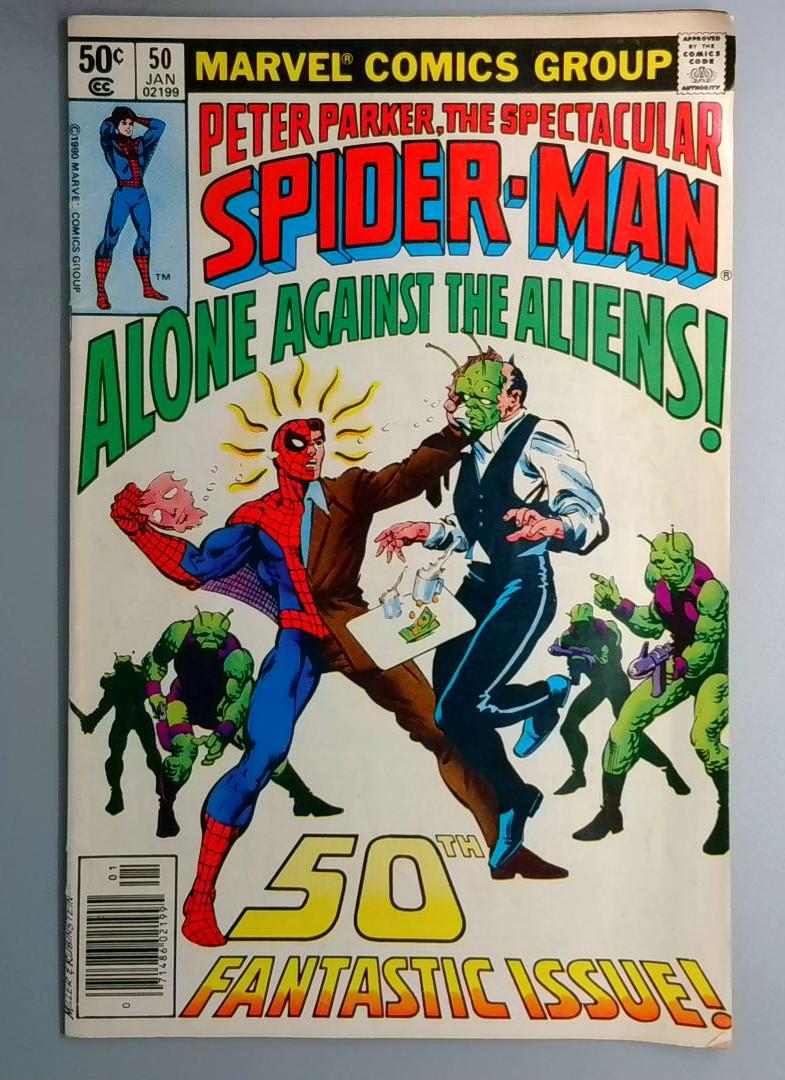 Spectacular Spider-Man #50 Newsstand Edition Marvel 1981 SN1