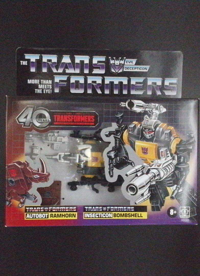 Transformers 40 Years Autobot Ramhorn & Insecticon Bombshell Hasbro 2024 BJT1