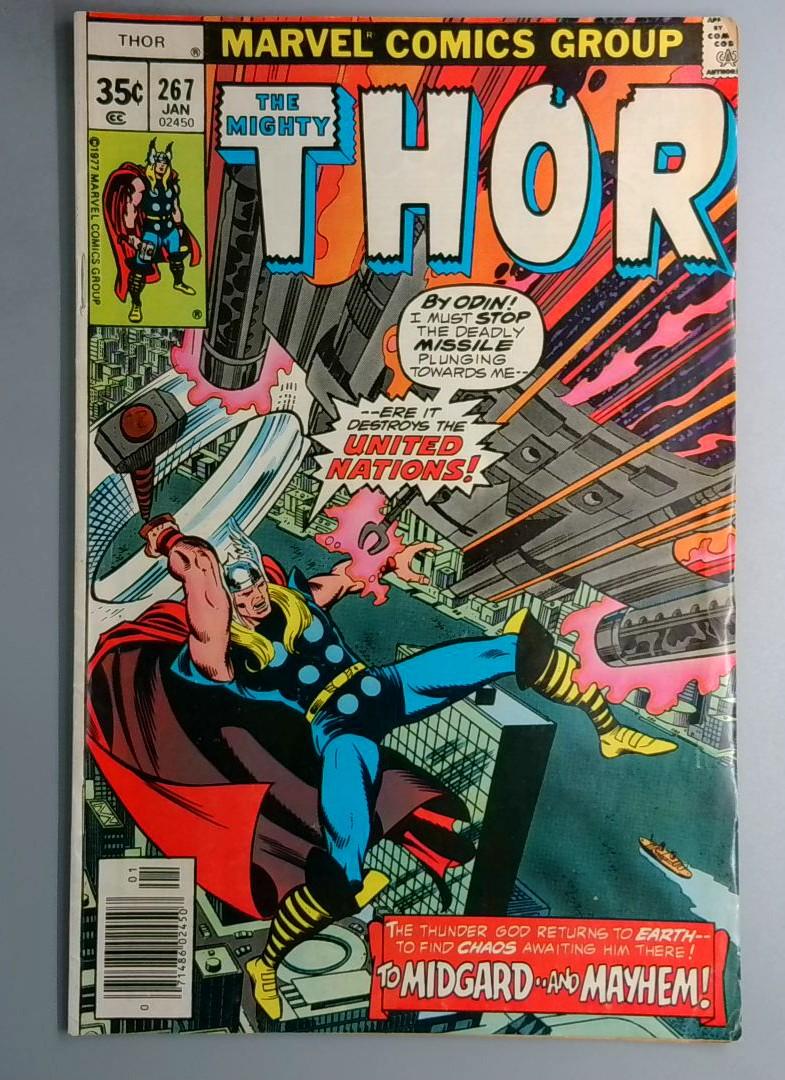 Thor #267 1st Damocles Appearance Marvel 1978 SN1