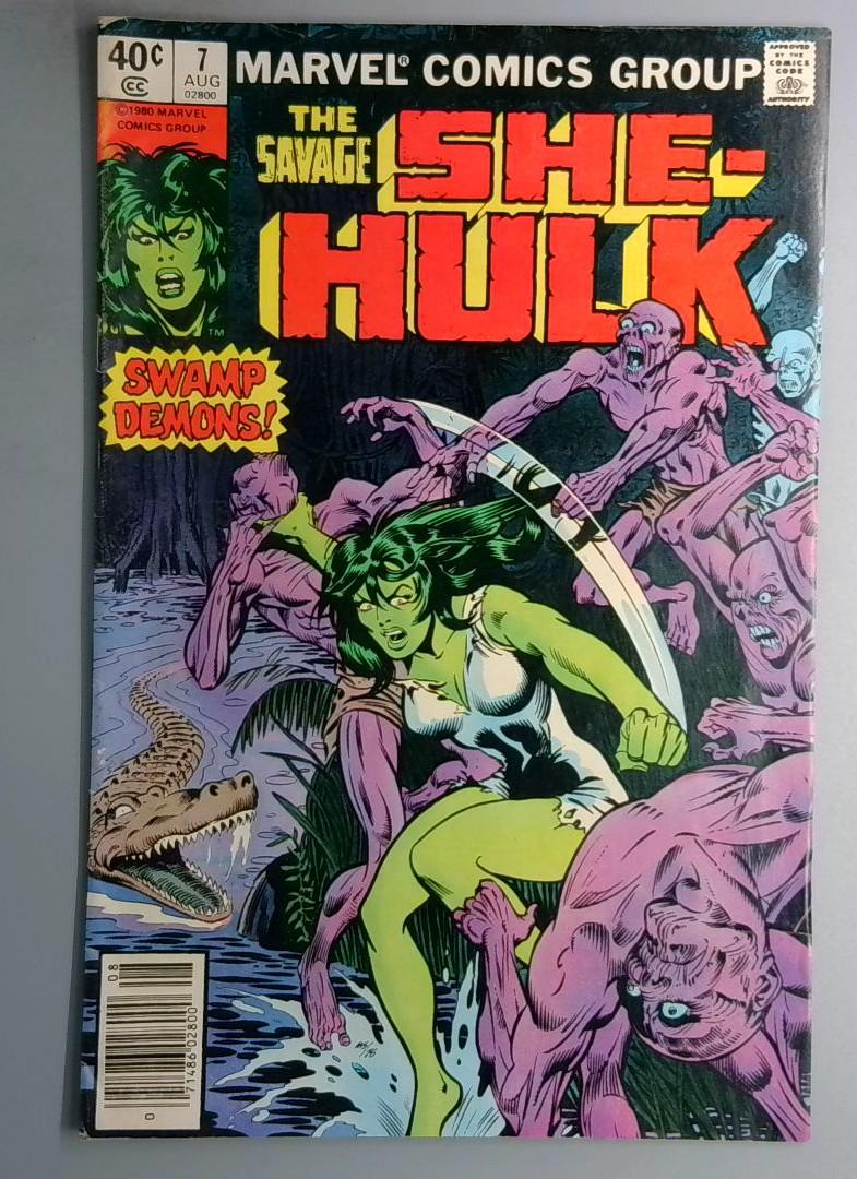 Savage She-Hulk #7 Newsstand Edition Marvel 1980 SN2