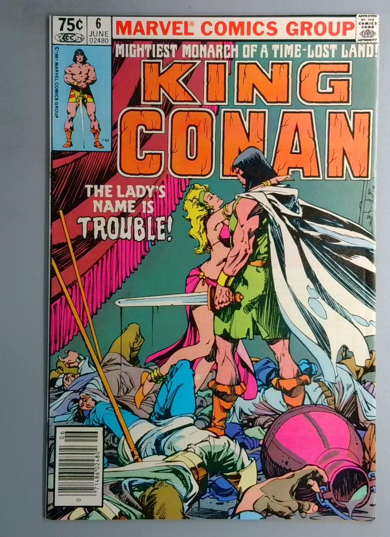 King Conan #6 VF/NM Newsstand Edition Marvel 1981 SN1