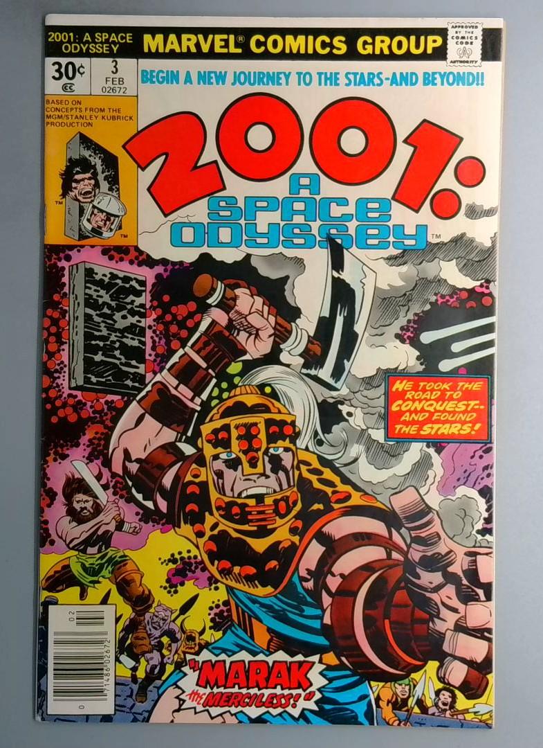 2001: A Space Odyssey #3 NM- Marvel Comics 1977 SN1