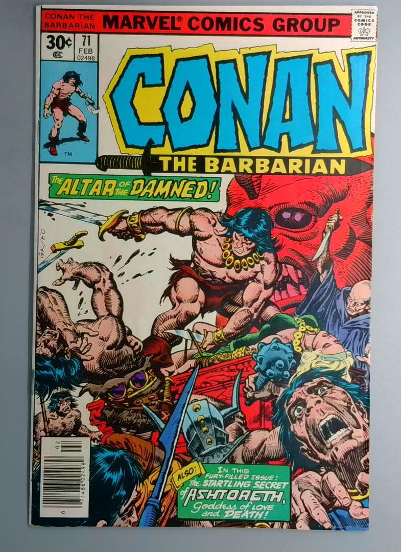 Conan the Barbarian #71 VF Marvel 1976 SN2