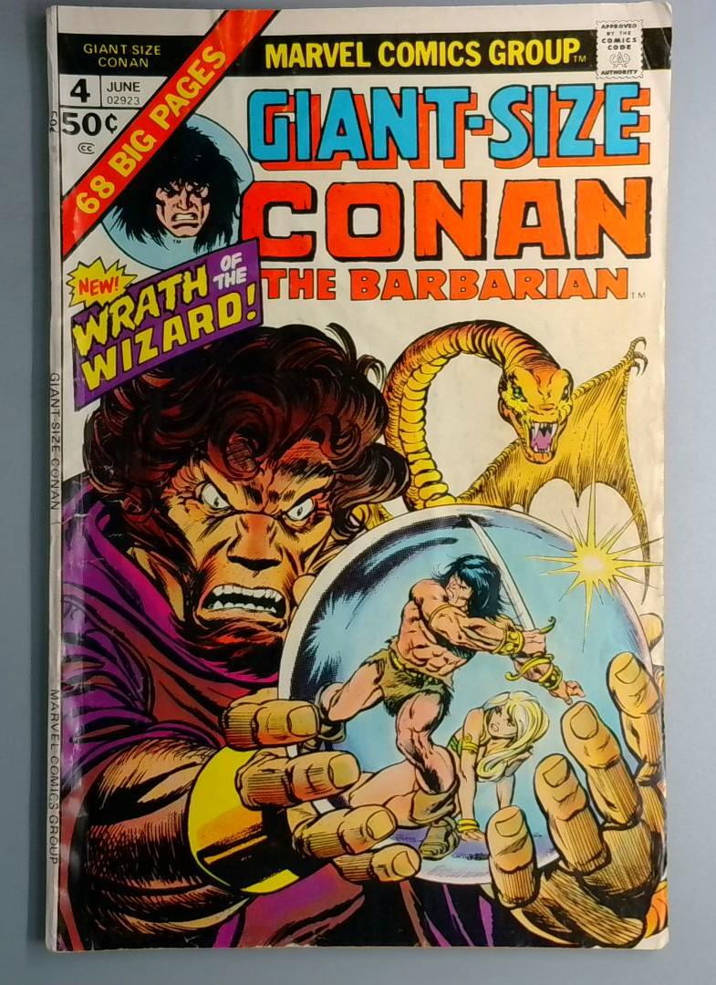 Giant-Size Conan the Barbarian #4 Reprints: Conan No. 7 Marvel 1975 SN1