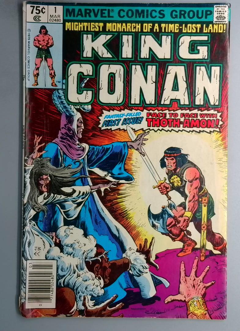 King Conan #1 Newsstand Edition Marvel 1980 SN1