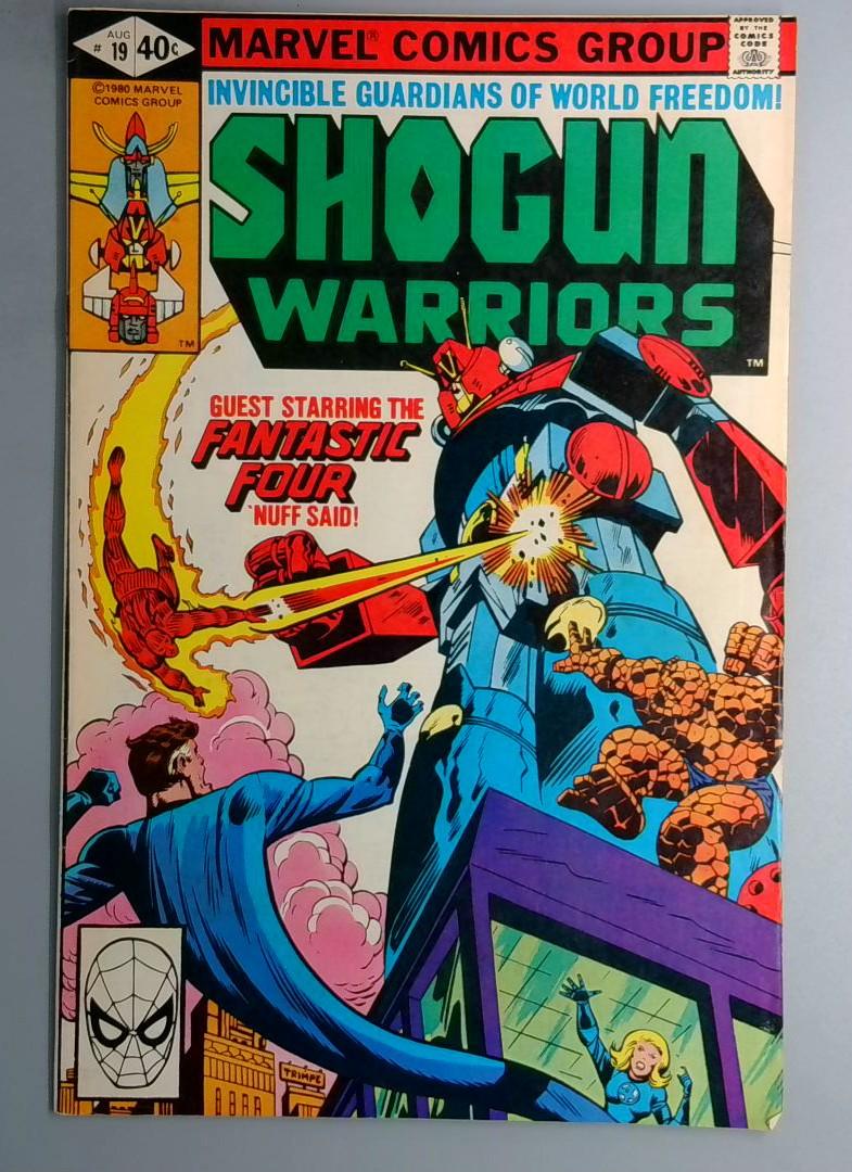 Shogun Warriors #19 Fantastic Four Marvel 1980 SN1