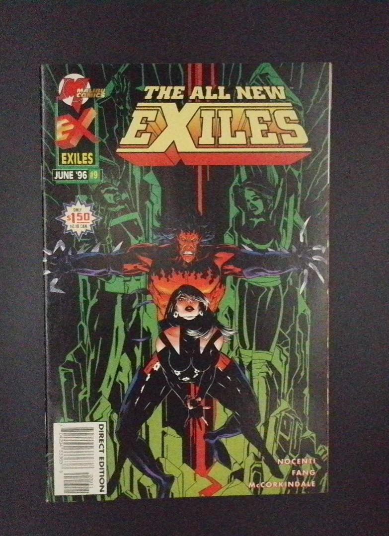 The All New Exiles #9 VF/NM 1st Print Malibu Comics 1996 EK1