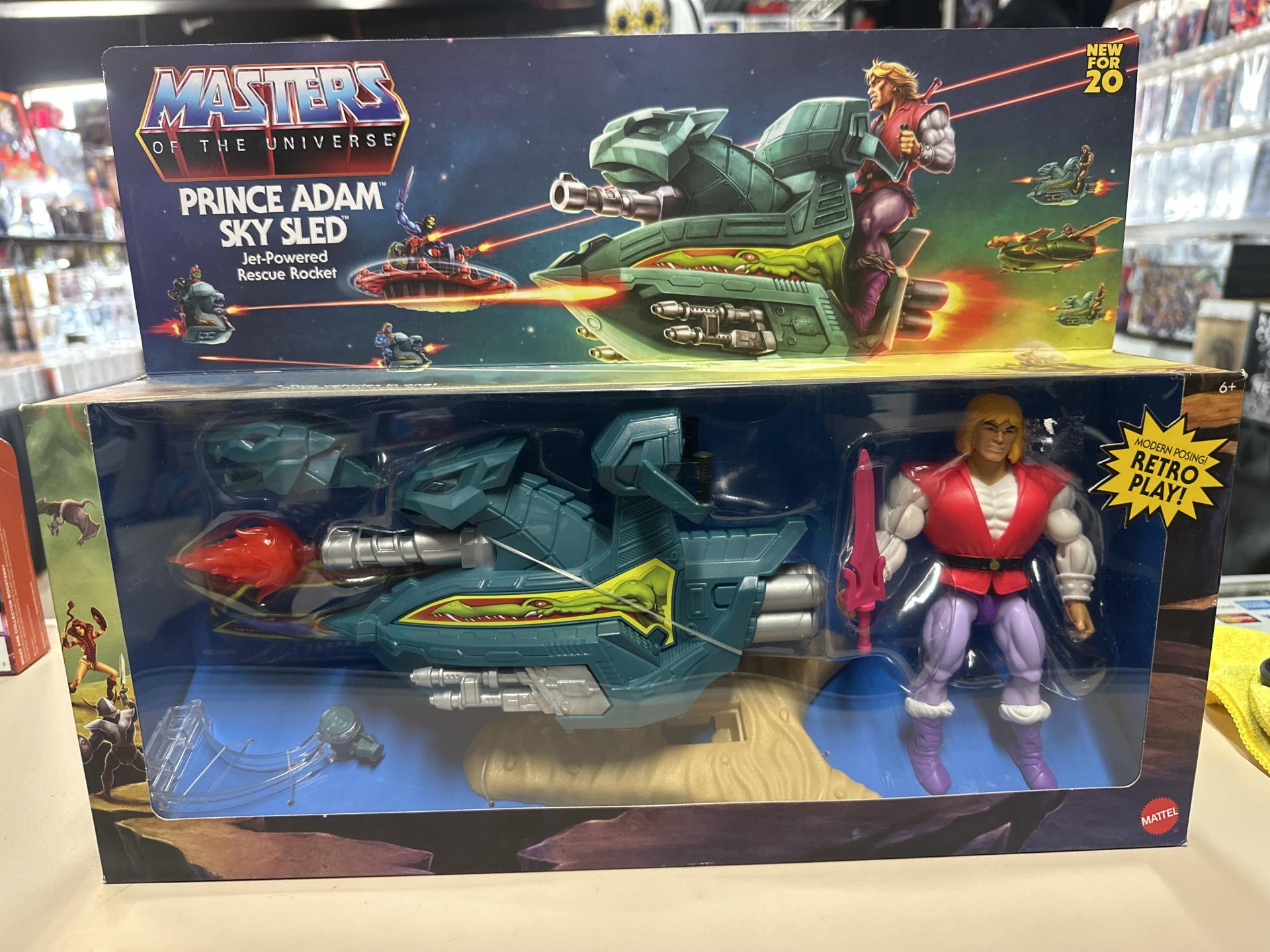 Prince Adam Sky Sled Masters of the Universe Mattel 2020