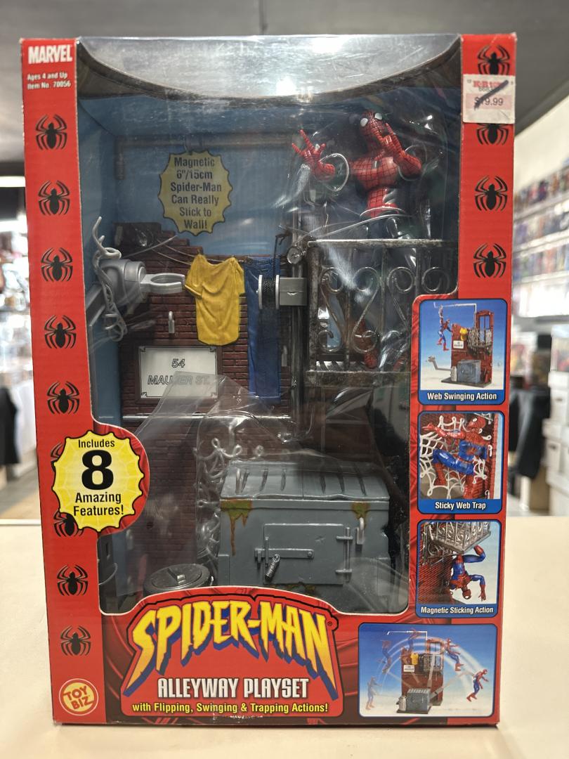 Spider-Man Alleyway Playset Marvel 2002 Toy Biz (2)
