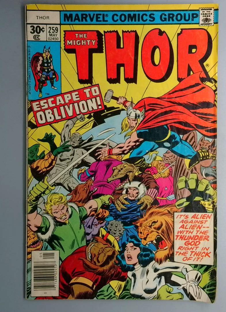 Thor #259 Grey Gargoyle Appearance Marvel 1977 SN1