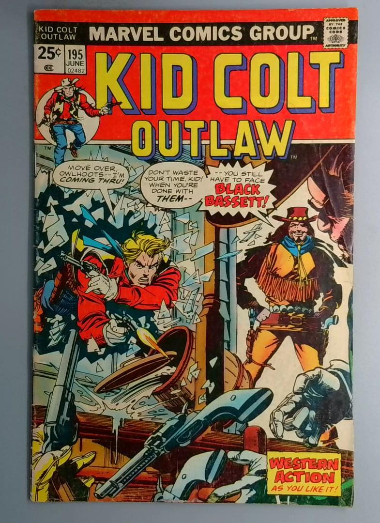 Kid Colt: Outlaw #195 Marvel 1975 SN1