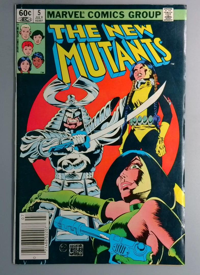 New Mutants #5 Newsstand Edition Marvel 1983 SN1