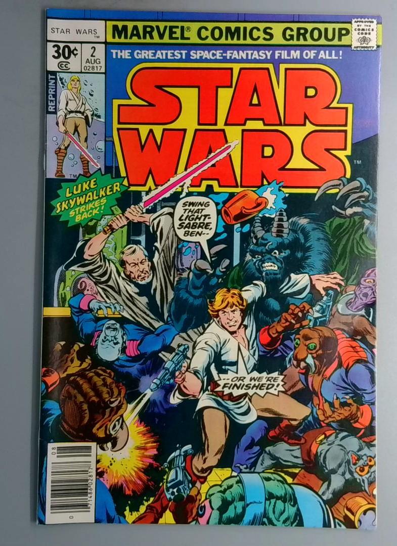Star Wars #2, VF Reprint Marvel, 1977 SN2