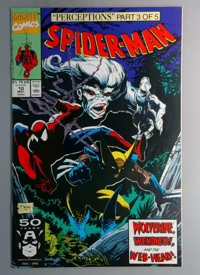 Spider-Man #10 Direct Edition Marvel 1991