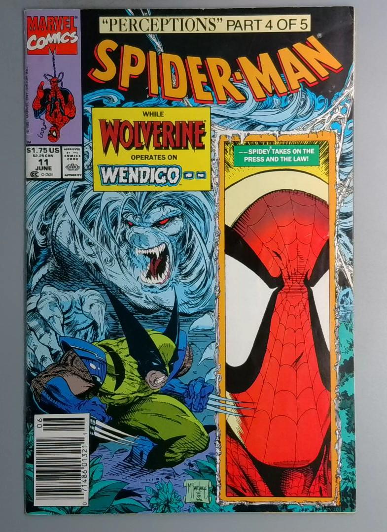 Spider-Man #11 Newsstand Edition Marvel 1991