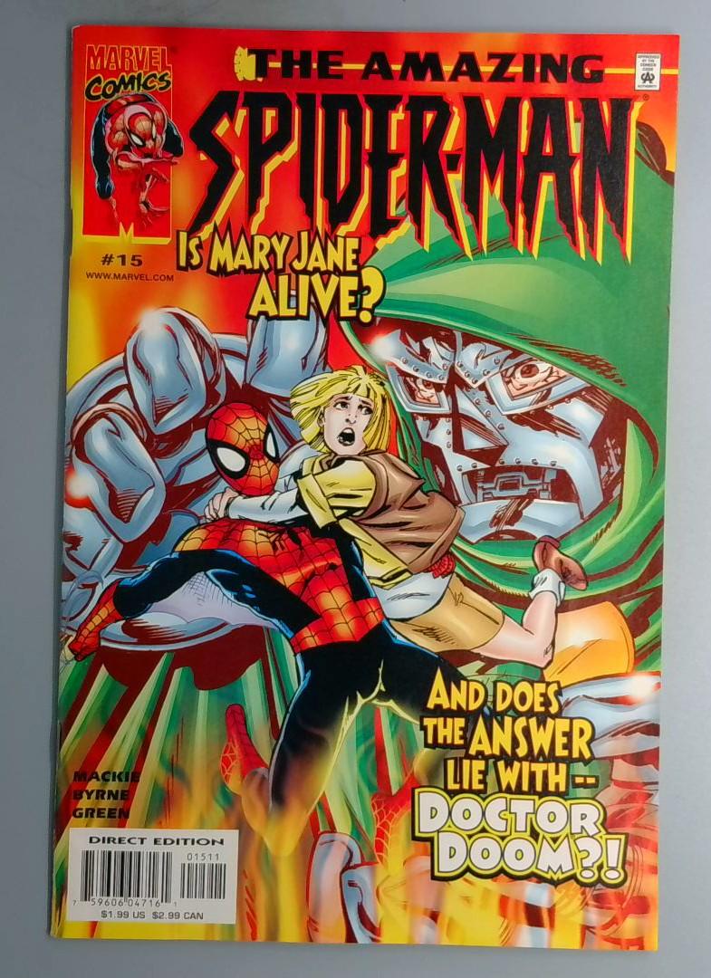 Amazing Spider-Man #15 Doctor Doom Direct Edition Marvel 2000
