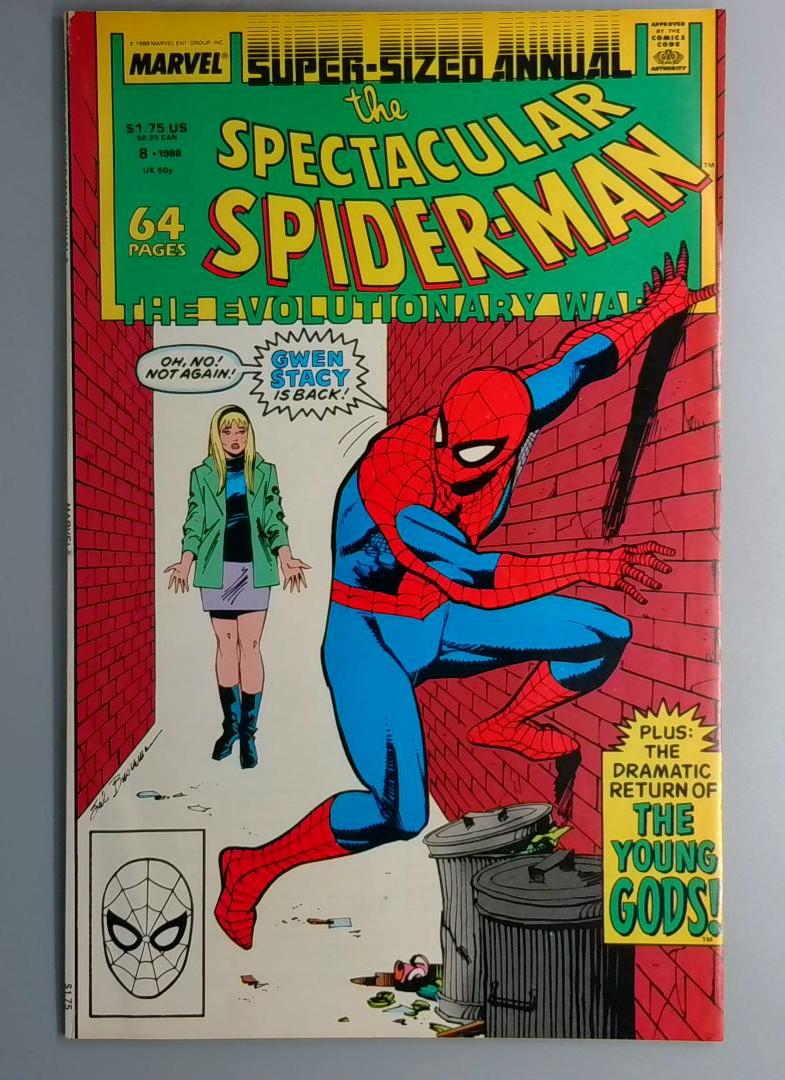 Spectacular Spider-Man Annual #8 Evolutionary War Marvel 1988