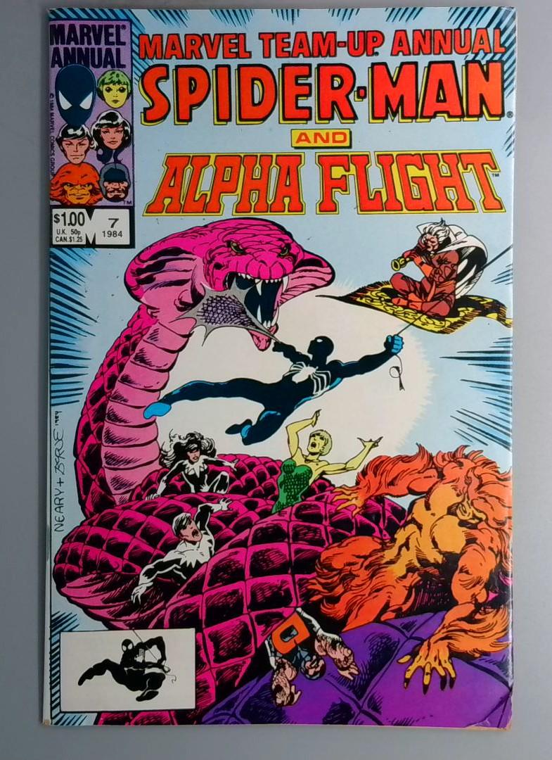 Marvel Team-Up Annual #7 Spider-Man and Alpha Flight Marvel 1984