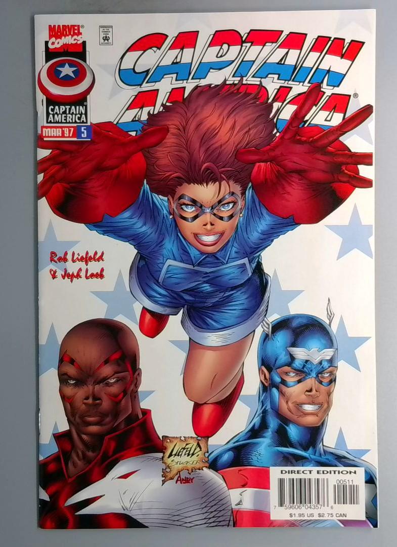 Captain America #5 Direct Edition Marvel 1997