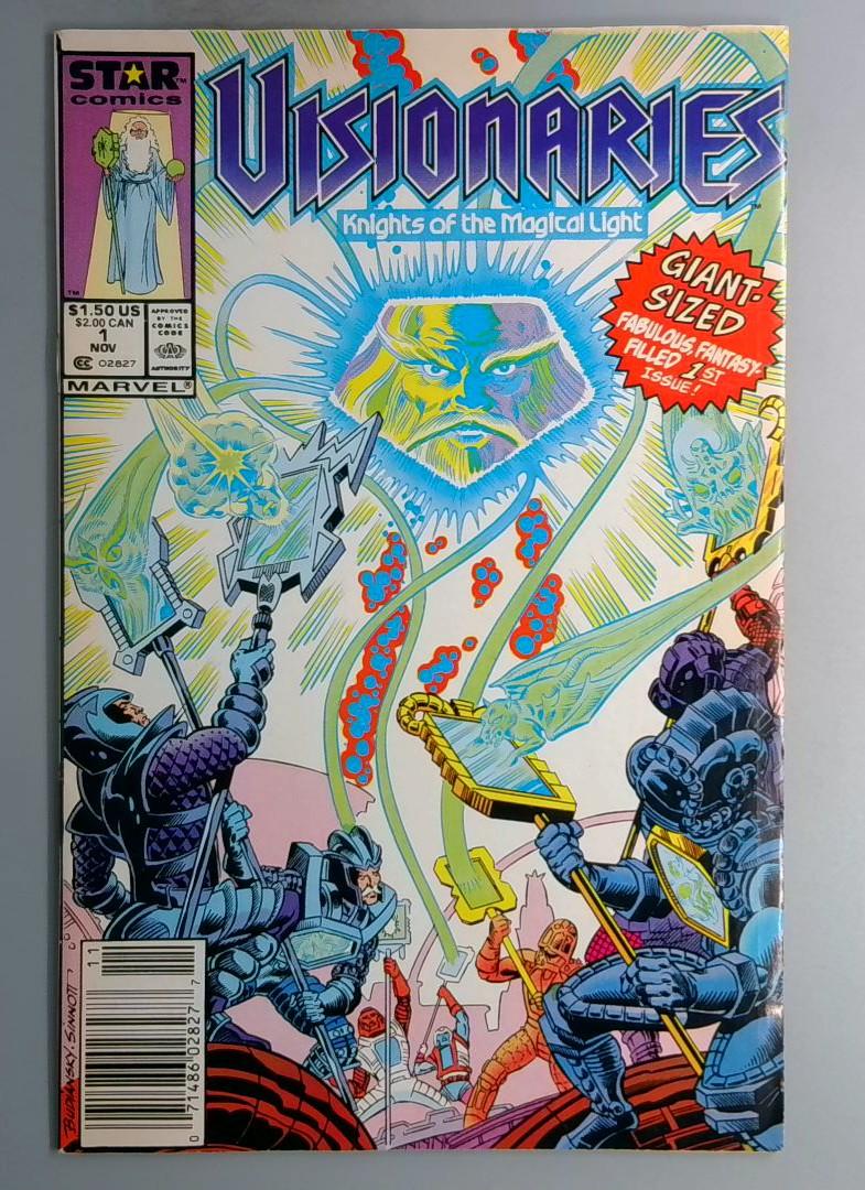 Visionaries Knights of the Magical Light #1Newsstand  Marvel 1987