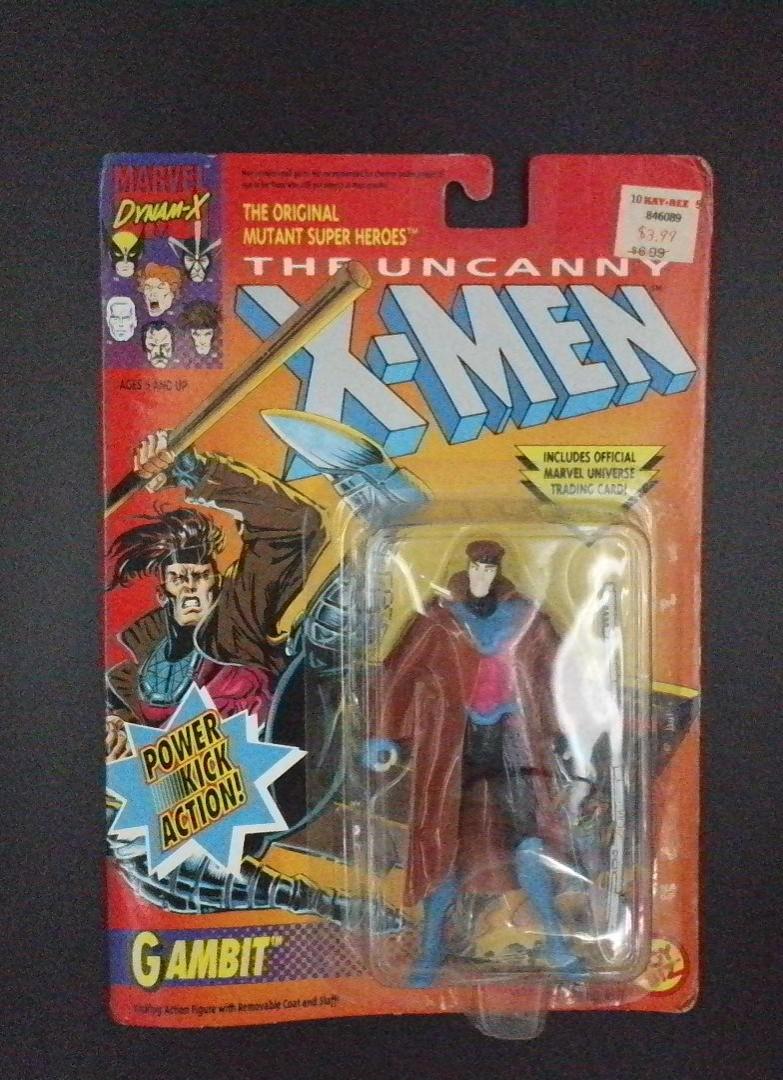 Gambit The Uncanny X-Men Toy Biz 1992 Partial Lift BJT1