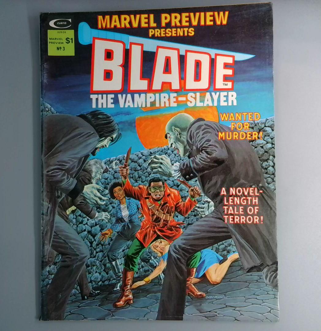 Marvel Preview #3 - Origin Blade -1st Afari & Dai Thomas Marvel 1975