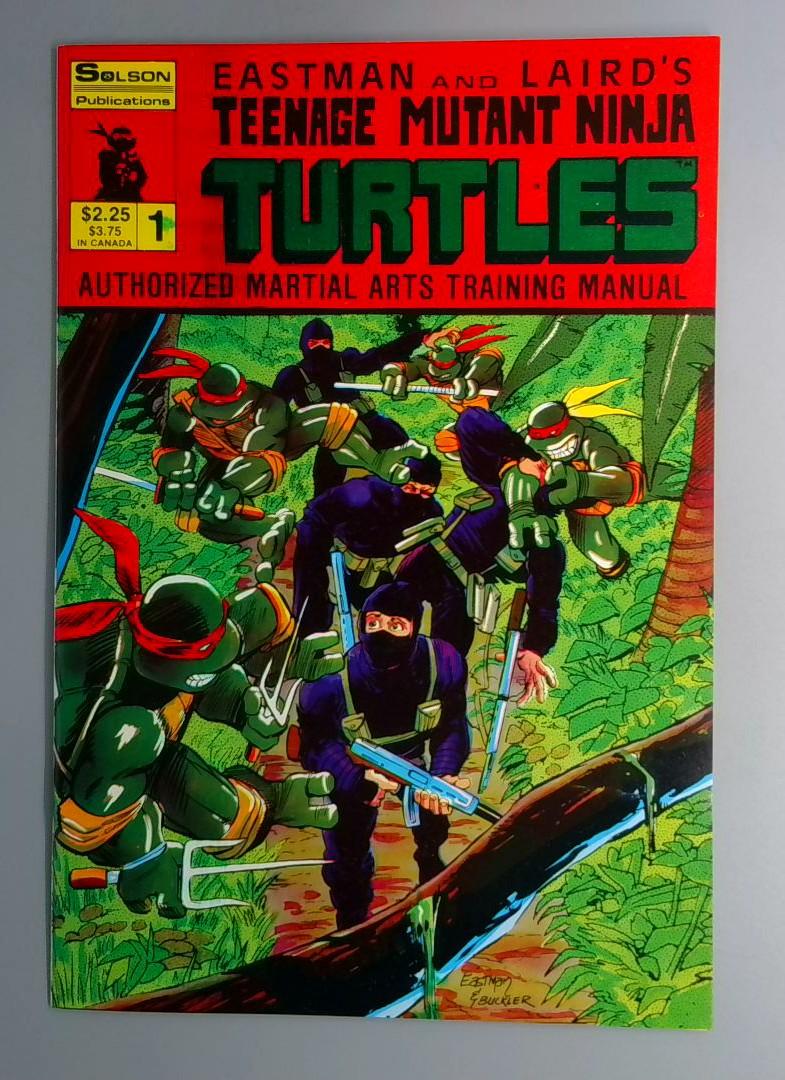 Teenage Mutant Ninja Turtles Authorized Martial Arts Training Manual #1 1988