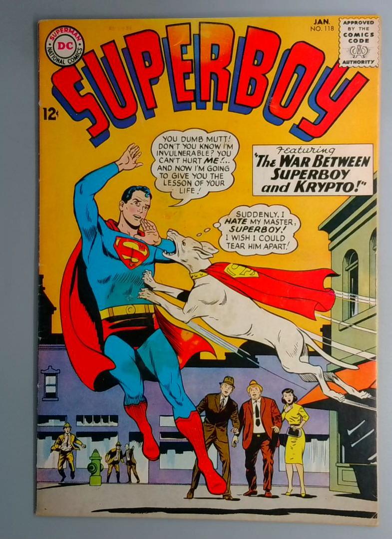 Superboy #118 VG 1st Lightning Lass DC 1965