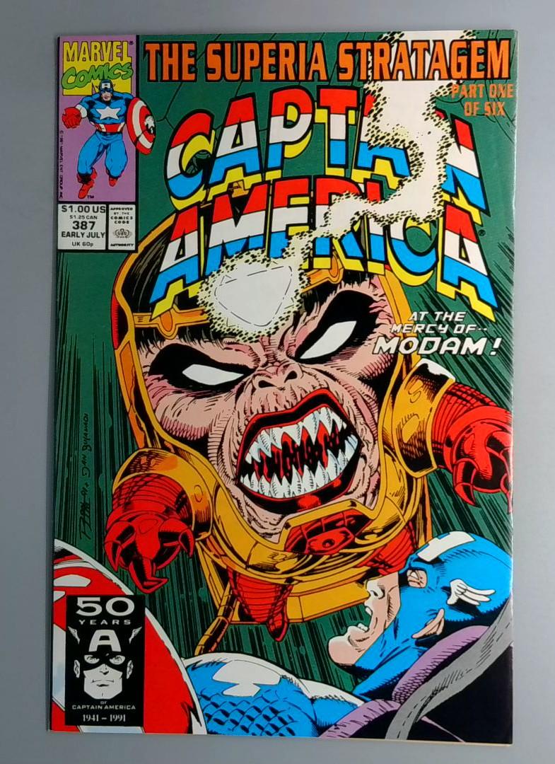 Captain America #387 Marvel 1991