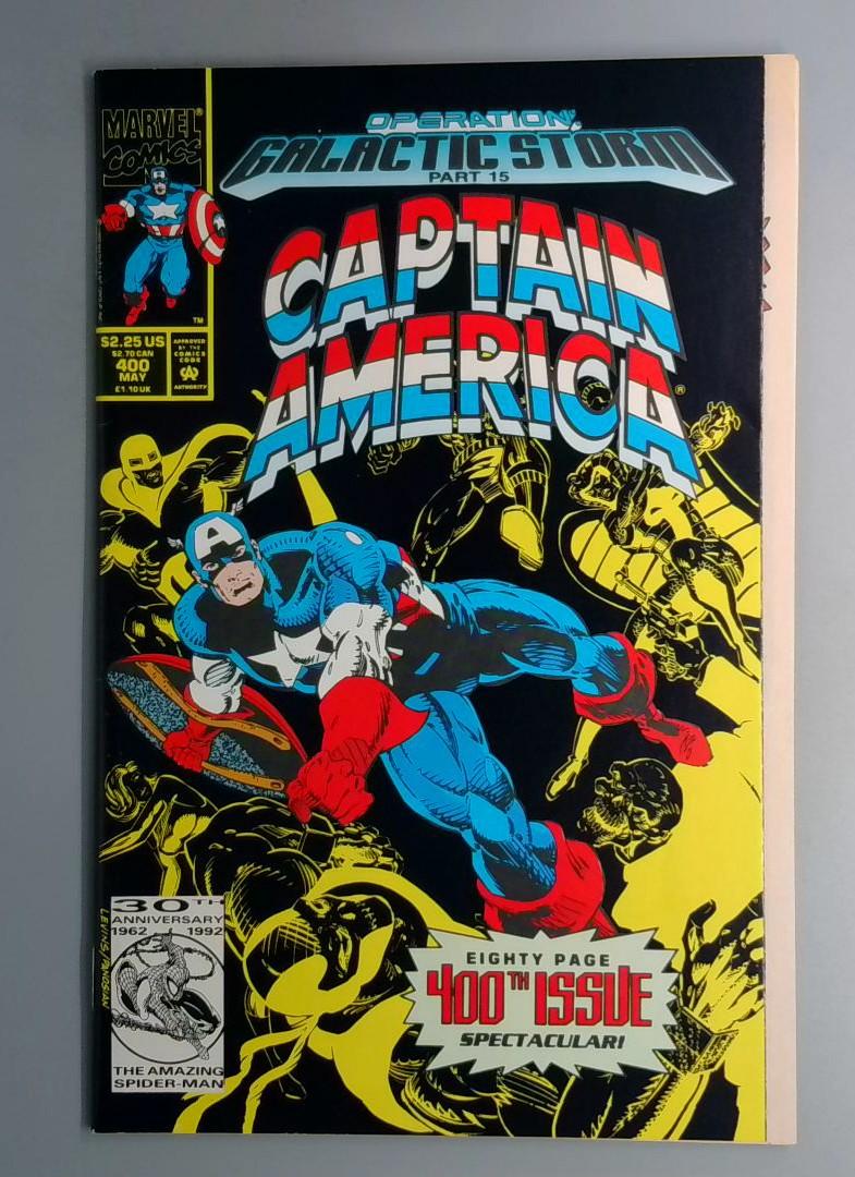 Captain America #400 VF/NM Triple Size Direct Edition Marvel 1992