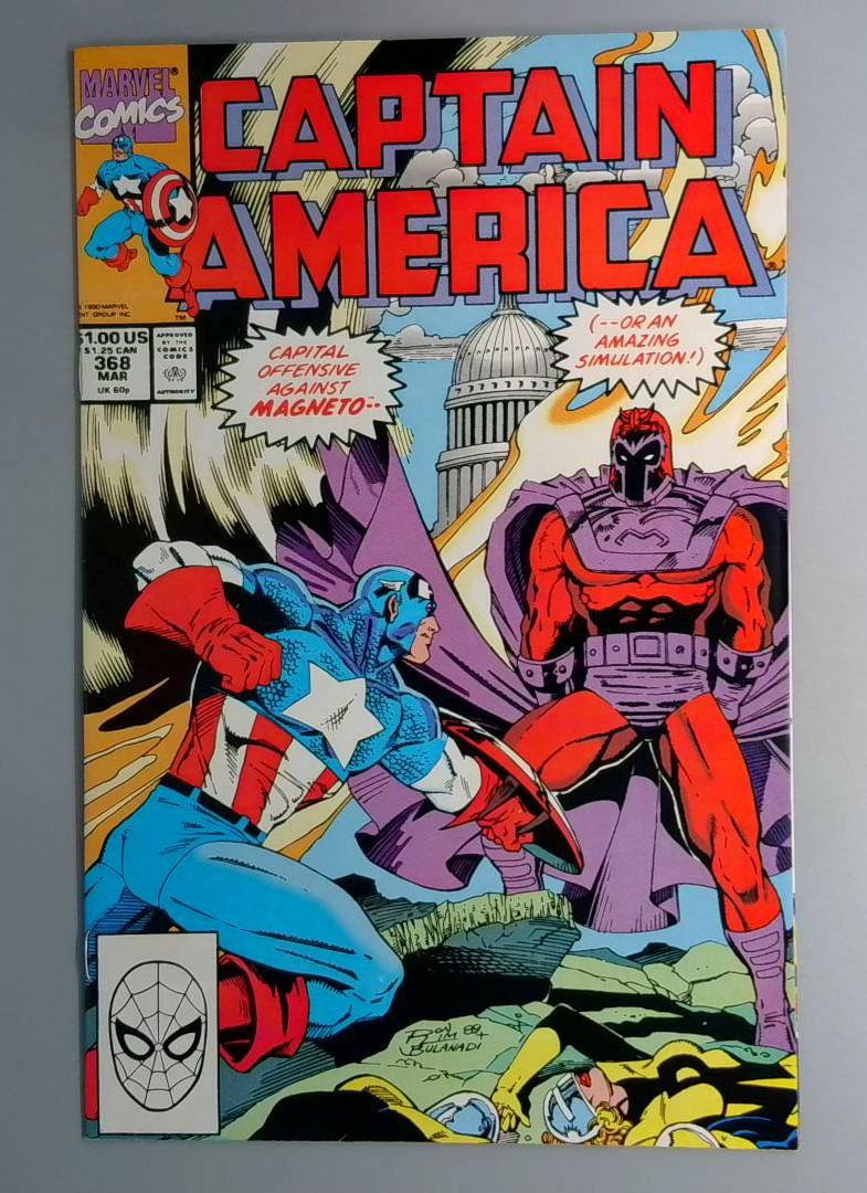 Captain America #368 NM Magneto Marvel 1990